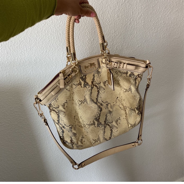 Coach Madison Python Bag